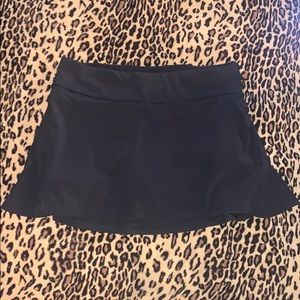 Black Lululemon Play Off The Pleats Skirt